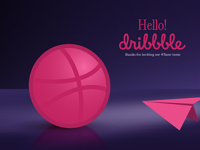 Hello dribbble art design flat graphic design icon illustration illustrator logo vector