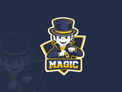 Magic boy branding design graphic design illustration illustrator logo magic magic logo mascot mascot logo typography vector