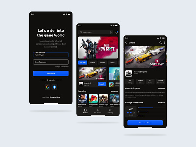 Game Store App Design