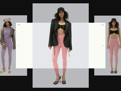 Gallery arrows ecommerce fashion gallery slider web woman