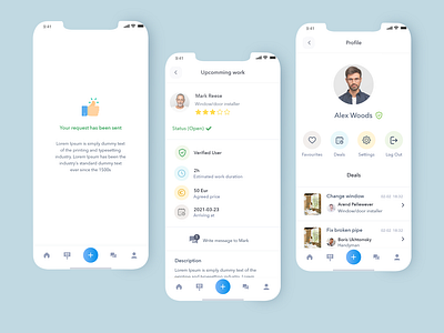 UX/UI for a service app