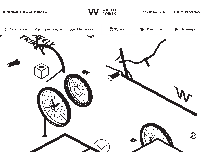 Wheely Trikes – Animation scroll