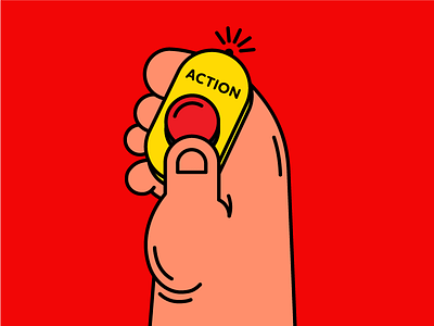 Button Action action amazon button illustration
