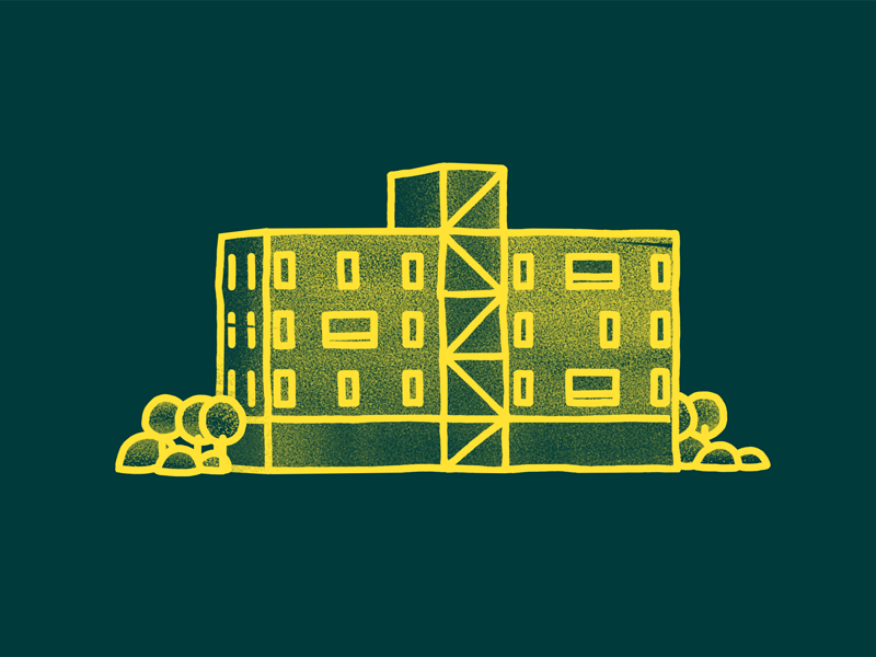 Assemblin - Buildings building grain hsb infographic loop