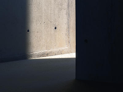 Lux Sit II 3d architecture artwork brutalism concrete light minimalistic print shadow