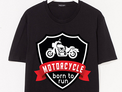 Motorcycle T-shirt Design branding design illustration logo minimal motorcycle t shirt design t shirt design t shirt design vector typography ui vector