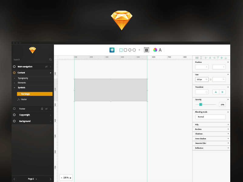 SketchApp redesign - concept app canvas draft mockup redesign sketch sketchapp ui
