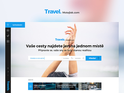 Travel ad concept design layout site travel ui ux web website