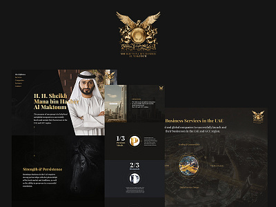 Sheikh / personal web site czech design dubai sheikh stellarbold ui userinterface ux website