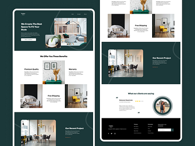 Interior Design Landing Page