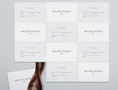 MICHAEL ROMEO HAIR - Branding brand identity branding design logo minimal typography