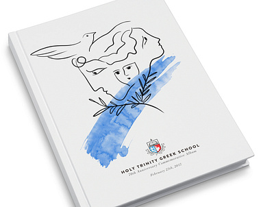 Book Cover Design- Greek Hellenic School - London CA bookcover bookdesign design graphicdesign illustration packaging