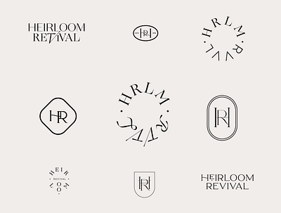 HEIRLOOM REVIVAL - LOS ANGELES brand identity branding design illustration logo minimal packaging typography