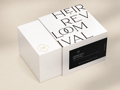 Packaging Design - Heirloom Revival, Los Angeles brand identity branding design logo minimal packaging typography