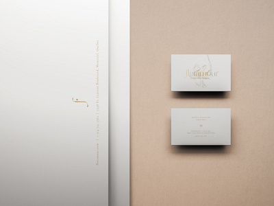 Floramour - Boutique Florist , Montreal brand identity branding design illustration logo minimal typography vector