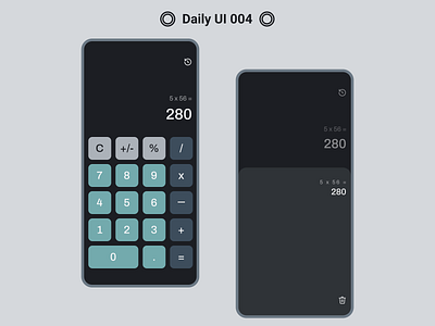 Daily UI 004 - Calculator