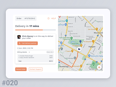 Daily UI 020 - Location Tracker