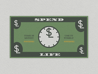 Time is Money design digital art graphic design illustration