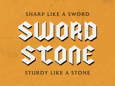 Swordstone font