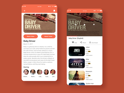 OTT Platform App app app concept app ui concept design designispiration mobile mobile design mobileapp movie movie app movie streaming ott platform streaming app ui uidesign ux