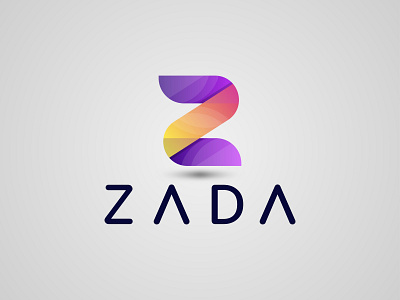 Zada 3d abstract letter logo design 3d logo design abstract letter logo design abstract logo design business logo design company logo design logo logo design z letter logo design