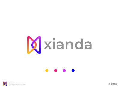 X Letter Mark Logo Concept