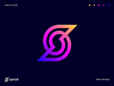 modern logo / logo mark / creative logo / gradient logo