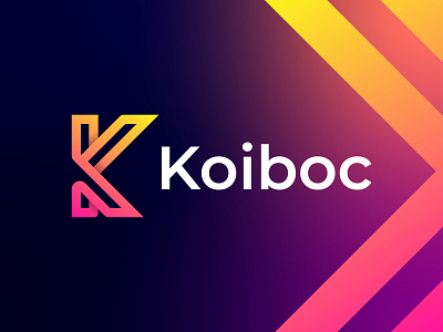 Koiboc Logo Design Concept branding graphic design k k logo koiboc letter letter k logo