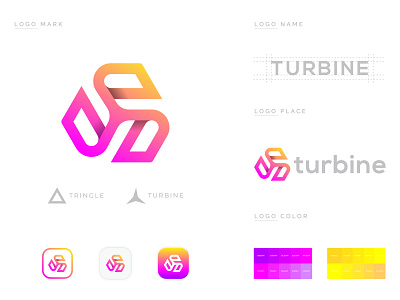 Turbine logo mark + Branding