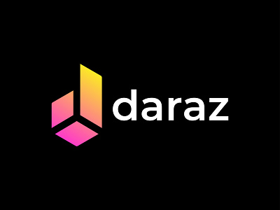 Daraz Logo Redesign branding d d logo daraz daraz logo design graphic design letter logo redesign
