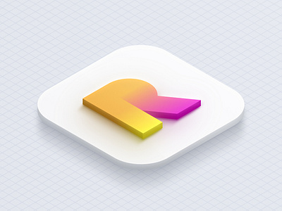 R Logo by Fieon Art on Dribbble