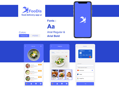 FooDis app app design application design food foodapp graphic design illustration logo ui ux