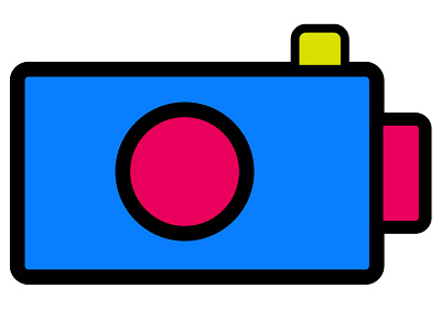 Camera icon for a photo editorial