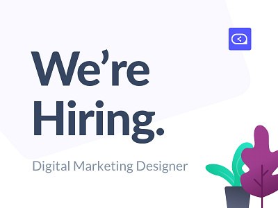 We're hiring - digital marketing designer digital marketing designer hiring job job post sleeknote