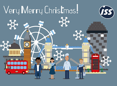 Christmas card branding card design digital dribbble holiday illustration illustrator print vector