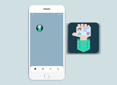 Icon of the mobile app app branding design digital dribbble icon illustration illustrator logo mobile ui ux vector