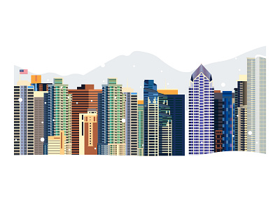 Illustration of San Diego, USA branding city design dribbble illustration illustrator vector