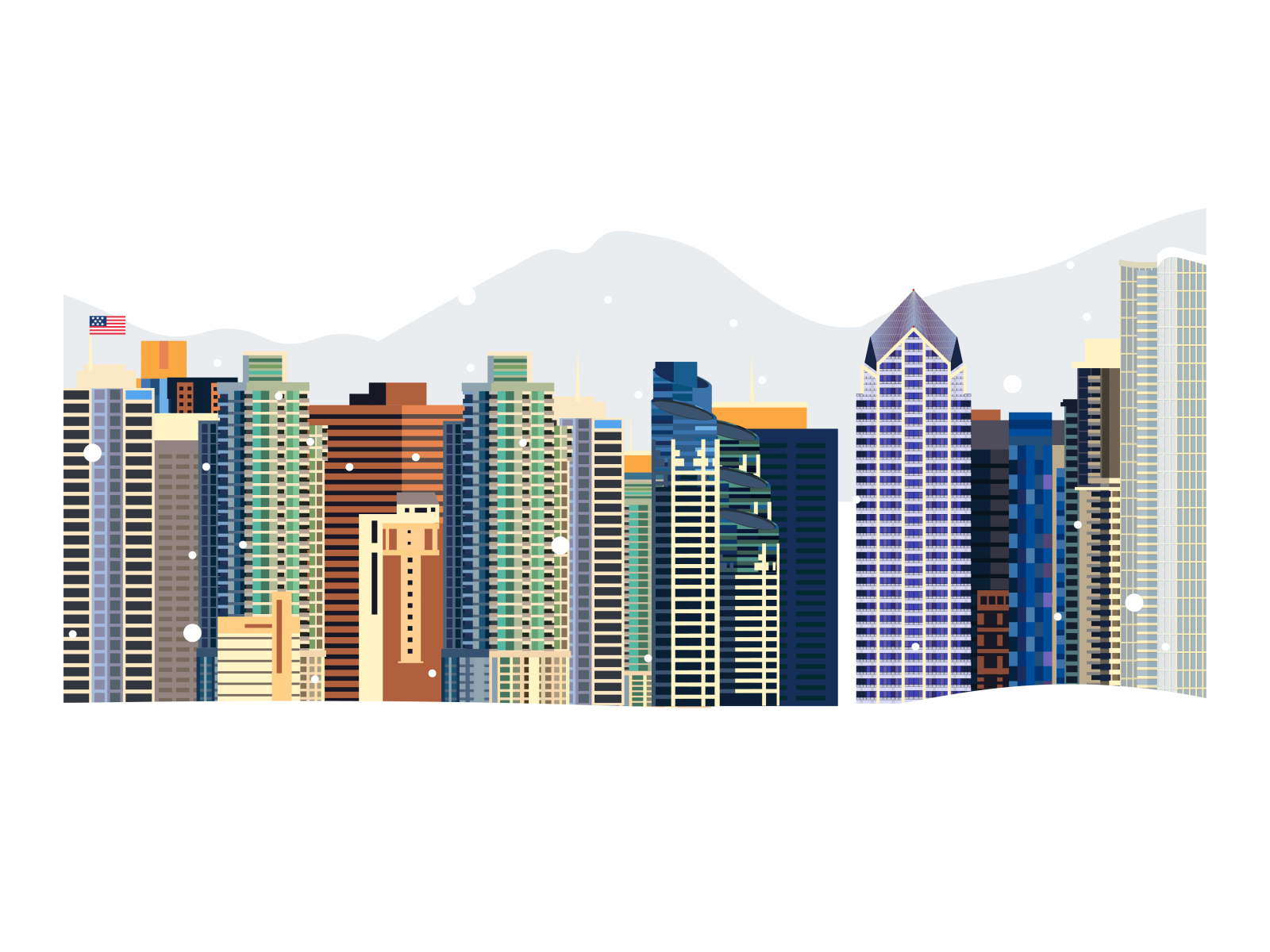 Illustration Of San Diego, Usa By Vlaty On Dribbble