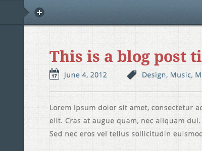 New Blog Theme blog navy red texture