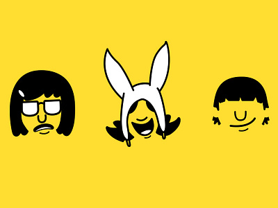 Belcher Kids animation banana bobs burgers design illustration kids simple