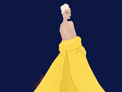 Dior campaign design digital fashion graphic design illustration