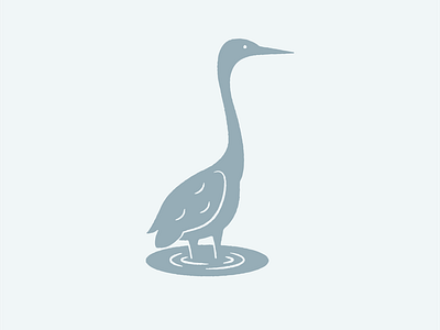 Sandhill Crane Logo Design by Jenggot Merah on Dribbble