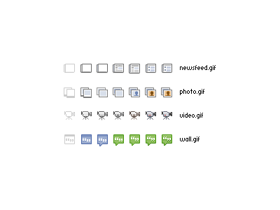 Facebook Icon Evolutions