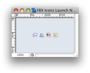 New Facebook Icons (Launch Night)