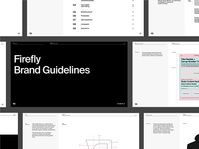 Firefly — Brand Guidelines brand design brand guidelines brand identity