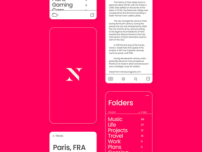 Notepad — App Design app app design brand design branding design logo typography ui ux