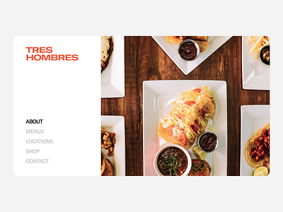 Tres Hombres – Website ui ux web design web ui webdesign website website design