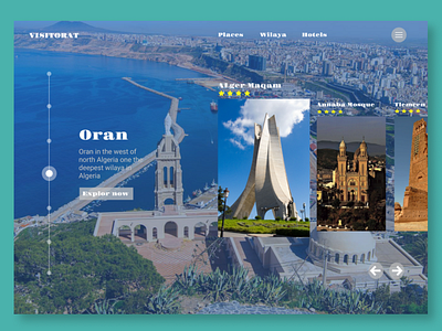 Instagram post 1 album algeria arab dz image background places travel ui ux user interface website