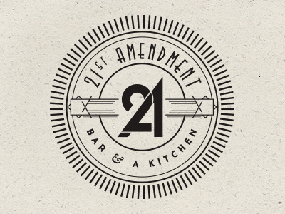 21st Amendment Bar & A Kitchen Final Logo