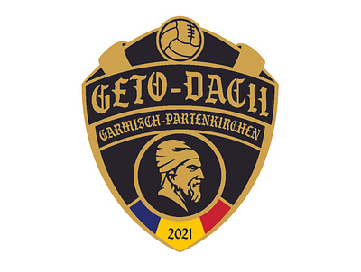 Geto-Dacii, Soccer Club Badge badge branding design footbal graphic design illustration logo soccer